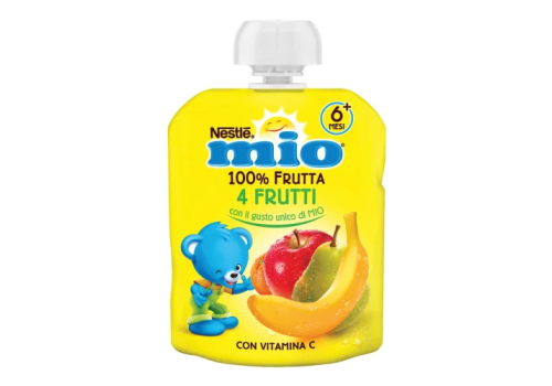 Mio 4 frutti merenda per bambini pouch 90 grammi