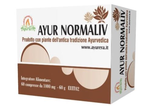 Ayur Normaliv integratore per il fegato e per la digestione 60 compresse