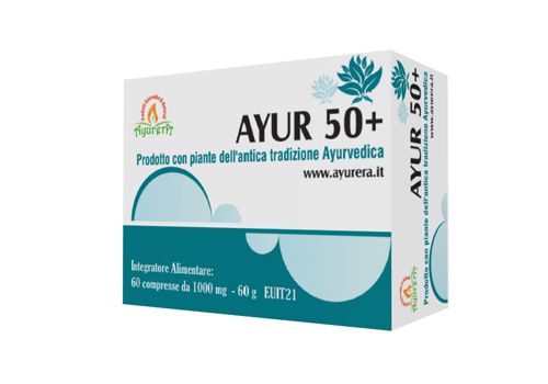 Ayur 50+ integratore per il benessere intestinale e uro-genitale 60 compresse