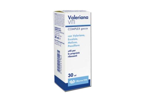 Valeriana Viti Complex integratore ad azione rilassante gocce orali 30ml