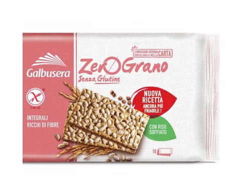 Zerograno cracker integrali con riso soffiato senza glutine 360 grammi