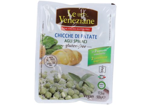 Le Veneziane chicche di patate agli spinaci senza glutine 500 grammi