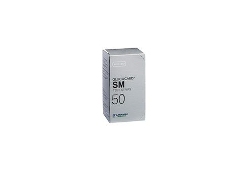 Glucocard SM strisce reattive per la misurazione della glicemia 50 pezzi