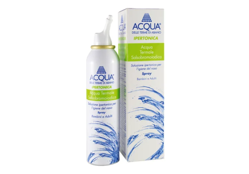 Acqua delle terme di abano soluzione ipertonica per l'igiene del naso spray 125ml