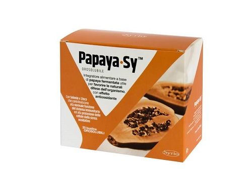 Papaya Sy integratore per le difese dell'organismo 20 bustine orosolubili