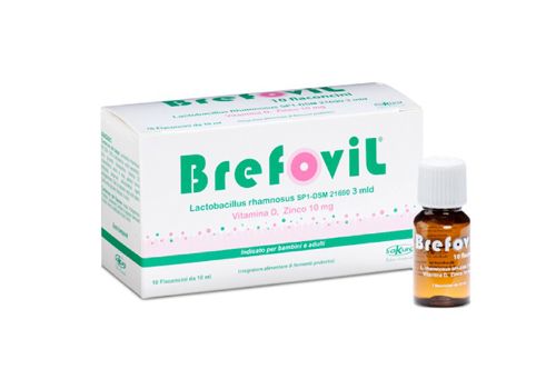 Brefovil integratore di fermenti lattici 10 flaconcini 10ml