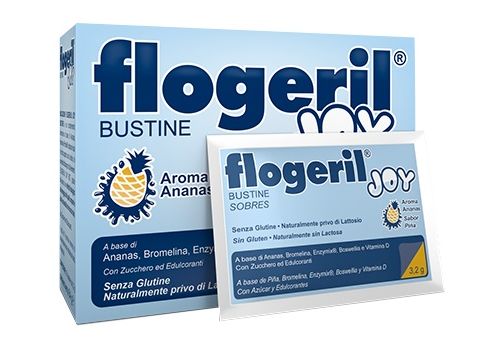 Flogeril Joy gusto ananas integratore ad azione antinfiammatoria 20 bustine