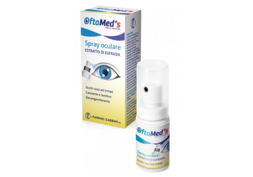 Oftamed's calmante lenitivo e decongestionante spray oculare 10ml