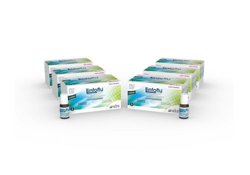 Linfoflu Multipack integratore per il benessere del sistema immunitario 6 x 15 flaconcini 10ml