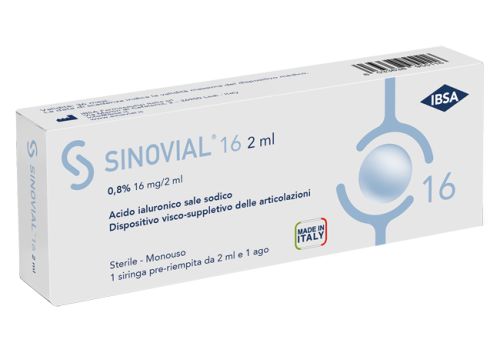 Sinovial 16 0,8% 16mg/2ml siringa intra-articolare 1 pezzo