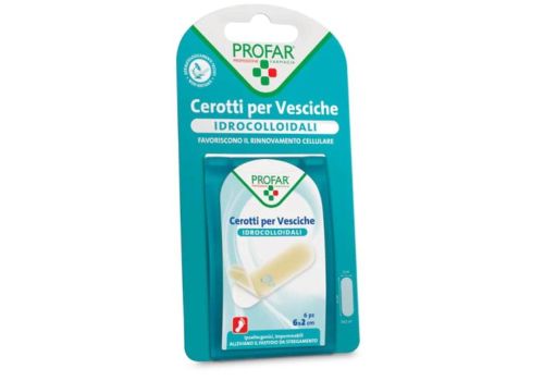 Profar cerotti idrocolloidali per vesciche medi 20 x 60mm 6 pezzi