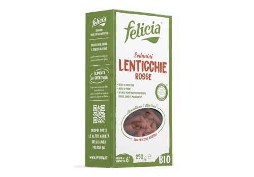 Felicia sedanini alle lenticchie senza glutine 250 grammi