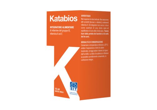 Katabios 60+ integratore per la vitalità mentale e fisica gocce orali 15ml