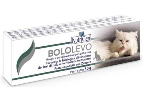 Bololevo mangime complementare per l'eliminazione dei boli di pelo e l'intestino di cani e gatti pasta appetibile 30 grammi