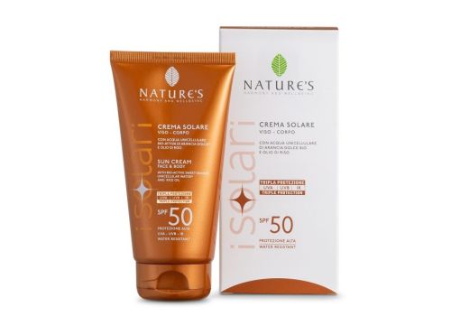 Nature's I solari spf 50 crema solare protettiva per il corpo 150ml