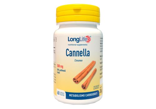 Longlife Cannella integratore per la funzione digestiva 60 capsule