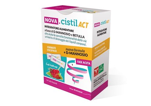 Nova.Cistil Act integratore per l'apparato urinario 14 stickpack