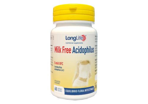 Milk Free Acidophilus integratore per il benesssere intestinale 60 capsule