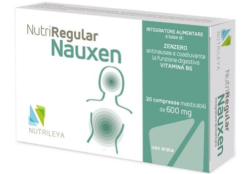 Nutriregular Nauxen integratore per contrastare la nausea 20 compresse