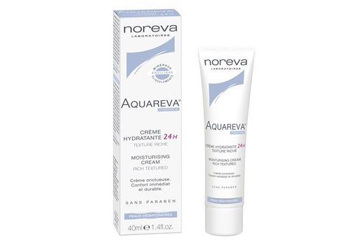 Noreva Aquareva crema ricca idratante nutriente per il viso 40ml