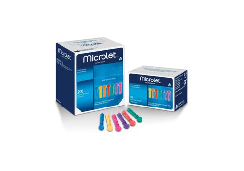 MICROLET LANCETS 25 LANCETTE COLORATE