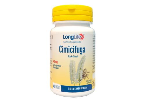 Longlife Cimicifuga integratore per il benessere della donna in menopausa 60 capsule