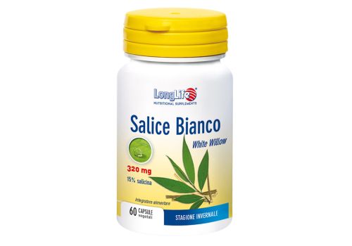 Longlife salice Bianco integratore antinfiammatorio  per l’apparato muscolo-scheletrico 60 capsule