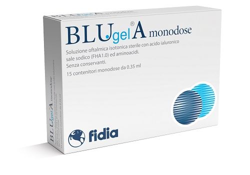 BLUgel A soluzione oftalmica idratante e lubrificante 15 contenitori monodose 0,35ml