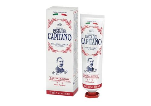 Pasta del Capitano ricetta originale alito fresco e denti protetti dentifricio 75ml