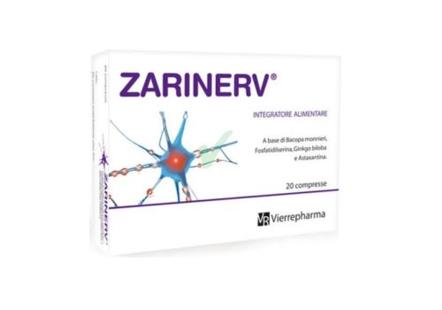 Zarinerv integratore  per le funzioni cognitive 20 compresse