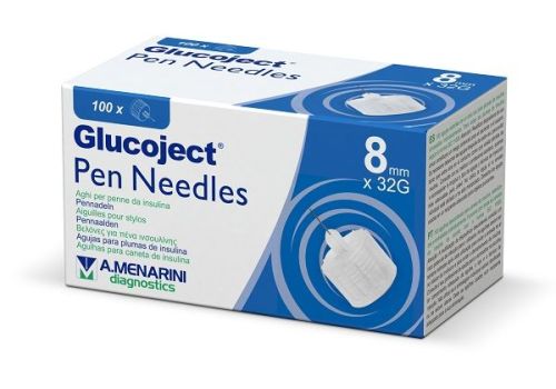 Glucoject ago per penna da insulina g32 8mm 100 pezzi
