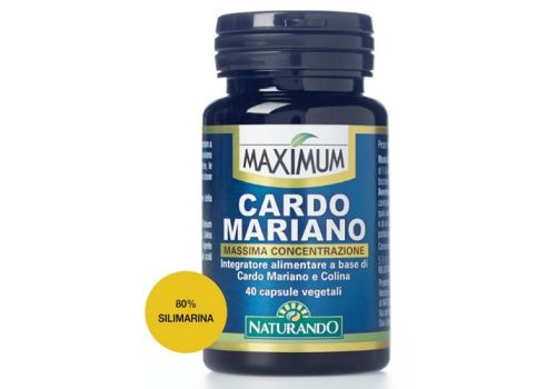 Maximum Cardo Mariano integratore per il benessere del fegato 40 capsule