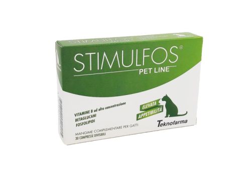Stimulfos Pet Line mangime complementare ricostituente per gatti 30 compresse appetibili