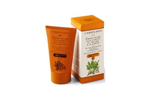 L'Erbolario spf 30 crema solare ad alta protezione per pelli ultrasensibili 125ml