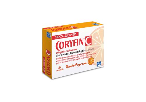 CORYFIN C SENZA ZUCCHERI AGRUMI 24 CARAMELLE