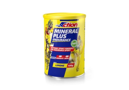 Proaction mineral plus endurance integratore di sali minerali gusto limone 450 grammi