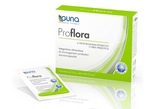 Proflora integratore a base di fermenti lattici e fibre prebiotiche 10 bustine