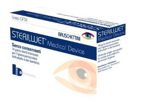 STERILWET GARZA OFTALMICA 14PZ