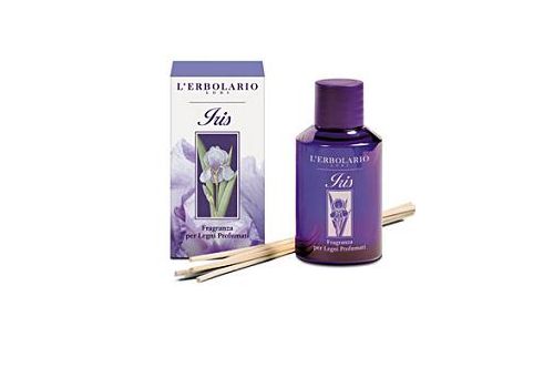 L'Erbolario iris fragranza per legni profumati per ambienti 125ml