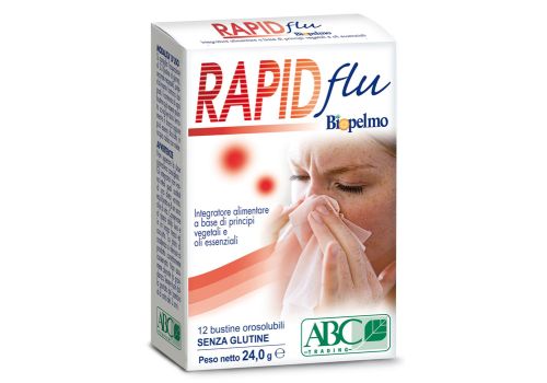 Rapid Flu Biopelmo integratore per il benessere delle vie respiratorie 12 bustine