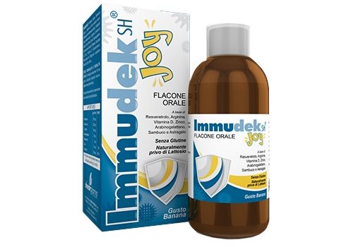 Immudek SH Joi gusto banana integratore per il sistema immunitario sciroppo 200ml