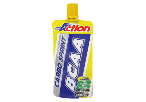 Proaction Carbo Sprint BCAA limone integratore per l'attività sportiva 50ml