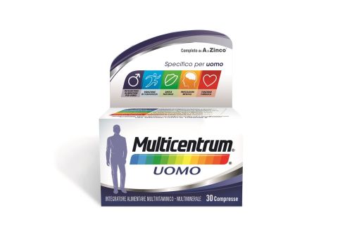 Multicentrum Uomo Integratore Alimentare Uomo Multivitaminico Multiminerale Vitamina B 30 Compresse