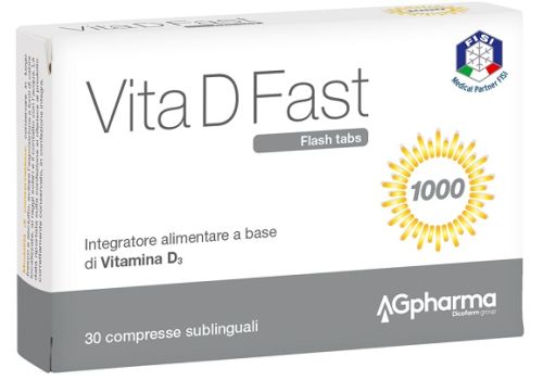 Vita D Fast integratore per ossa e sistema immunitario 30 compresse