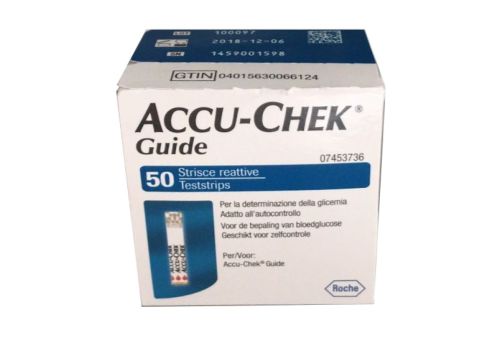 Accu-Chek Guide strisce reattive per la misurazione della glicemia 50 pezzi
