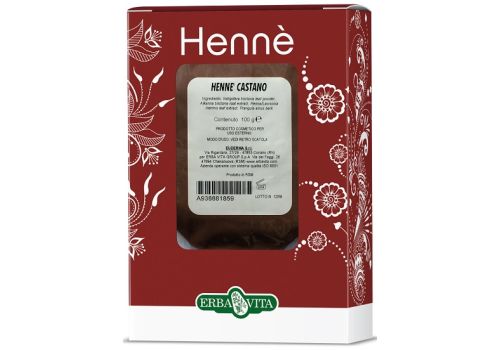 Hennè colore capelli castano 100 grammi