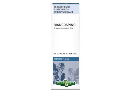 Biancospino estratto fluido integratore per il rilassamento e la funzionalità cardiovascolare 50ml