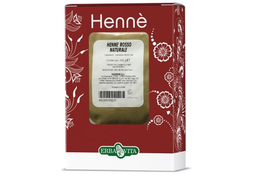 Hennè colore capelli rosso naturale 100 grammi