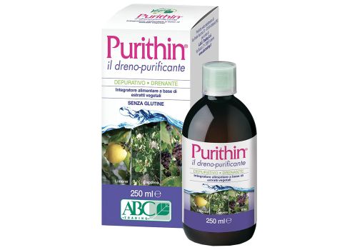 Purithin il dreno-purificante integratore ad azione depurativa e drenante soluzione orale 250ml