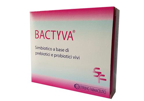 Bactyva integratore di prebiotici e probiotici vivi 30 capsule